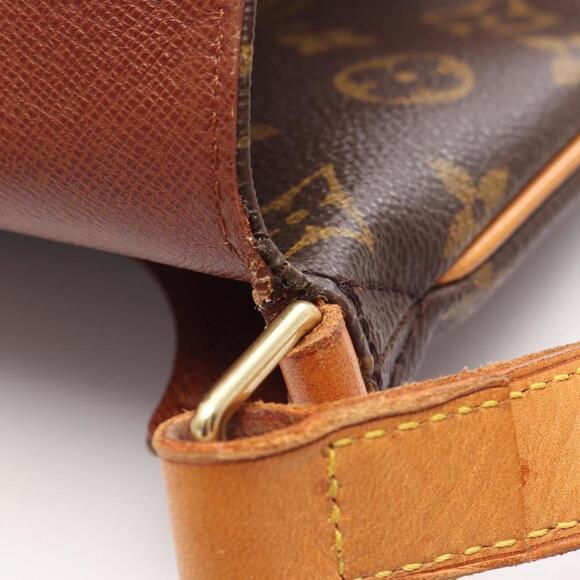 LOUIS VUITTON Brown Monogram Leather Shoulder Bag - Picture 7 of 13
